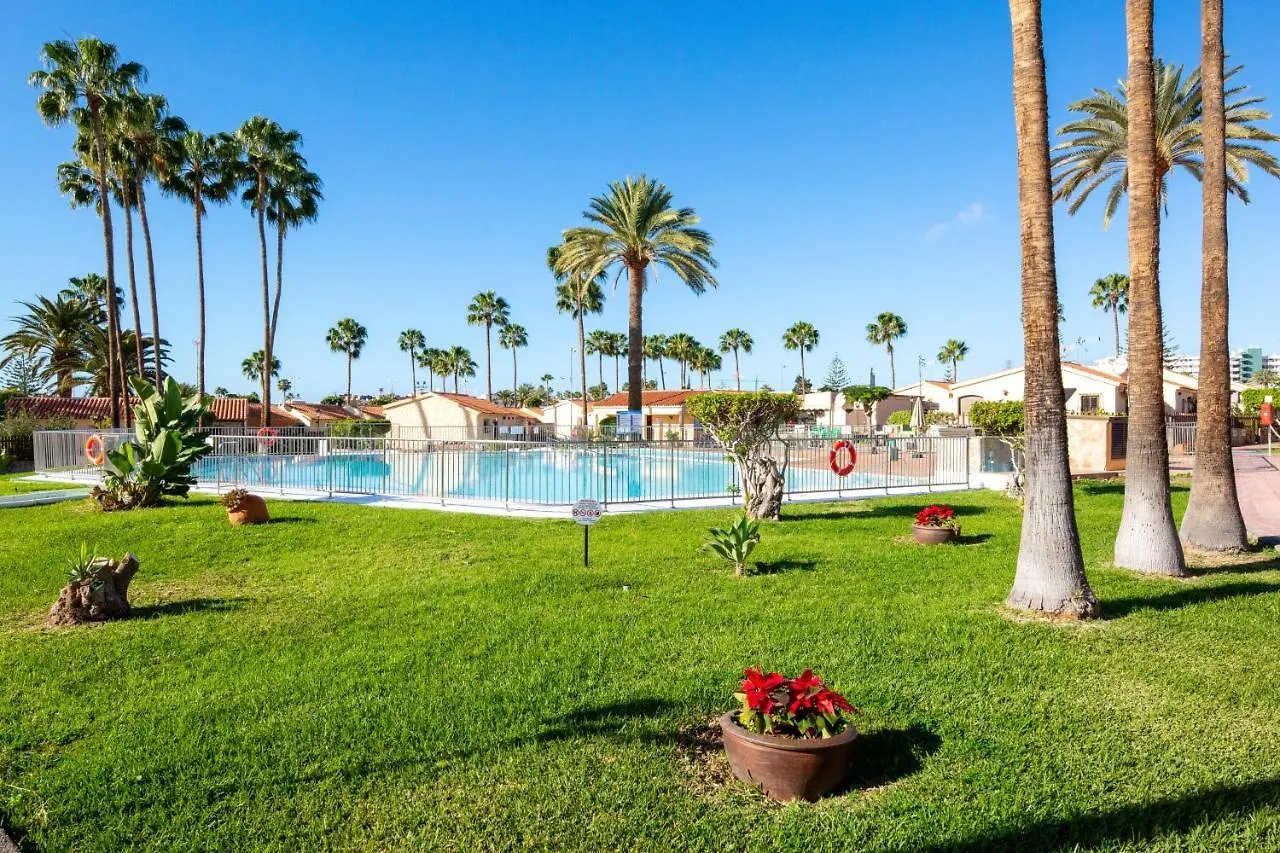 One Bedroom Bungalow With Shared Pool Furnished Terrace And Wifi At Playa Del Ingles Maspalomas 1 Km Away From The Beach 0*, Playa del Inglés Španělsko